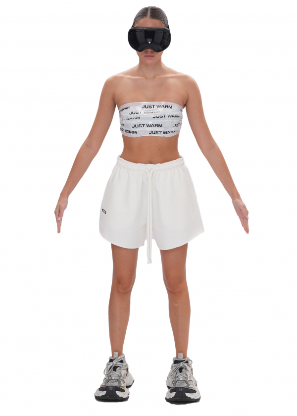 Шорты UNIVERSITY (футер) - milk