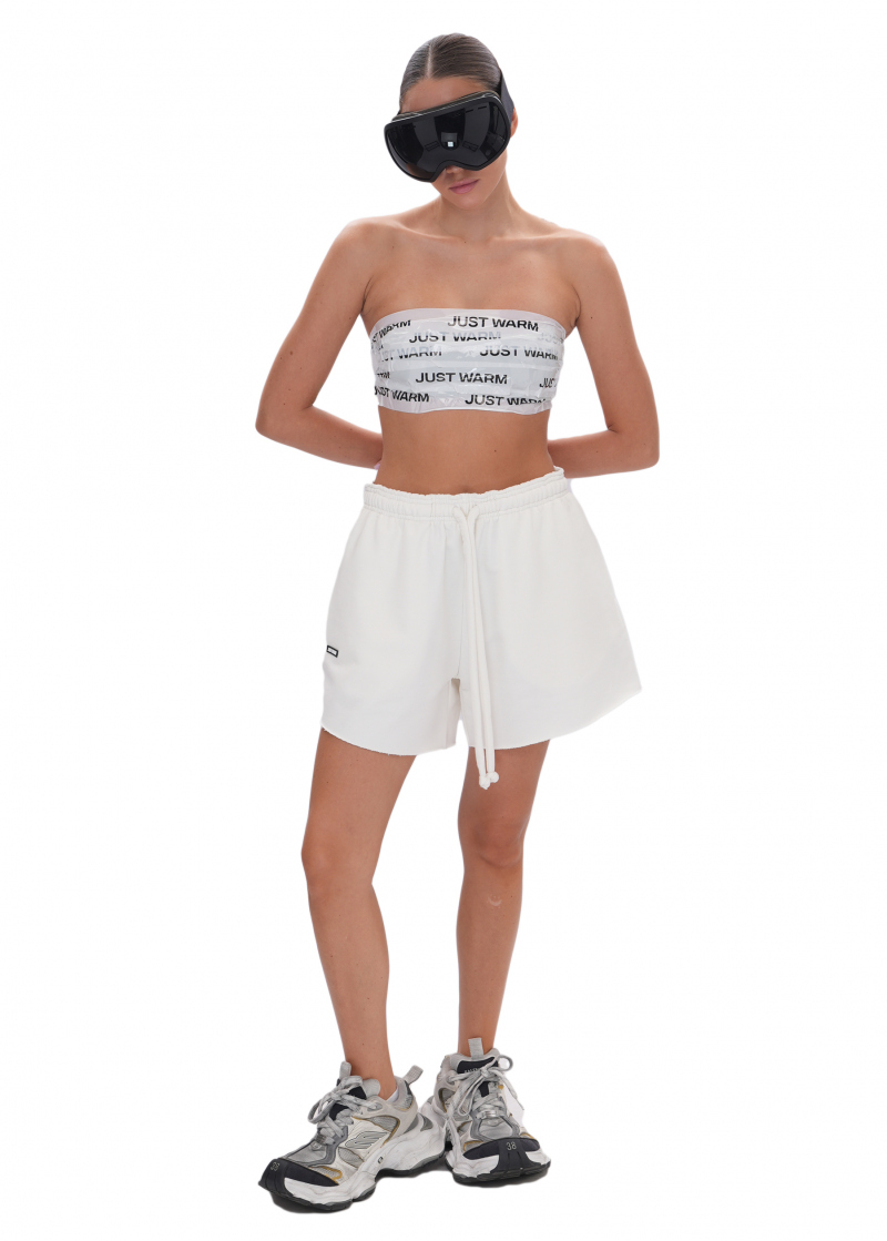 Шорты UNIVERSITY (футер) - milk