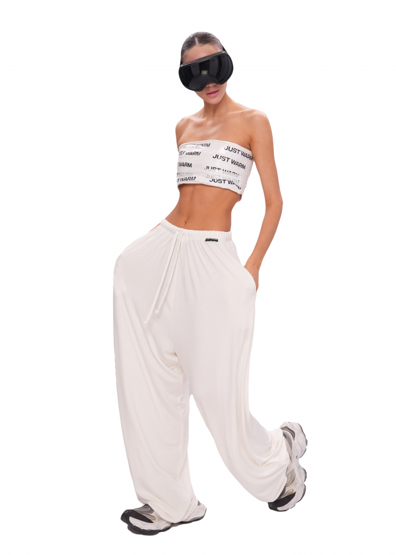 Джоггеры VISCOSE - milk