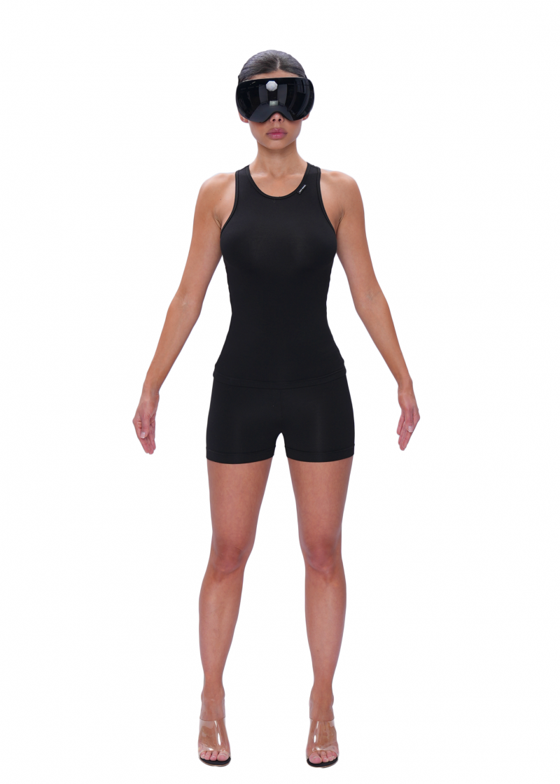 Майка VISCOSE SLIM - black