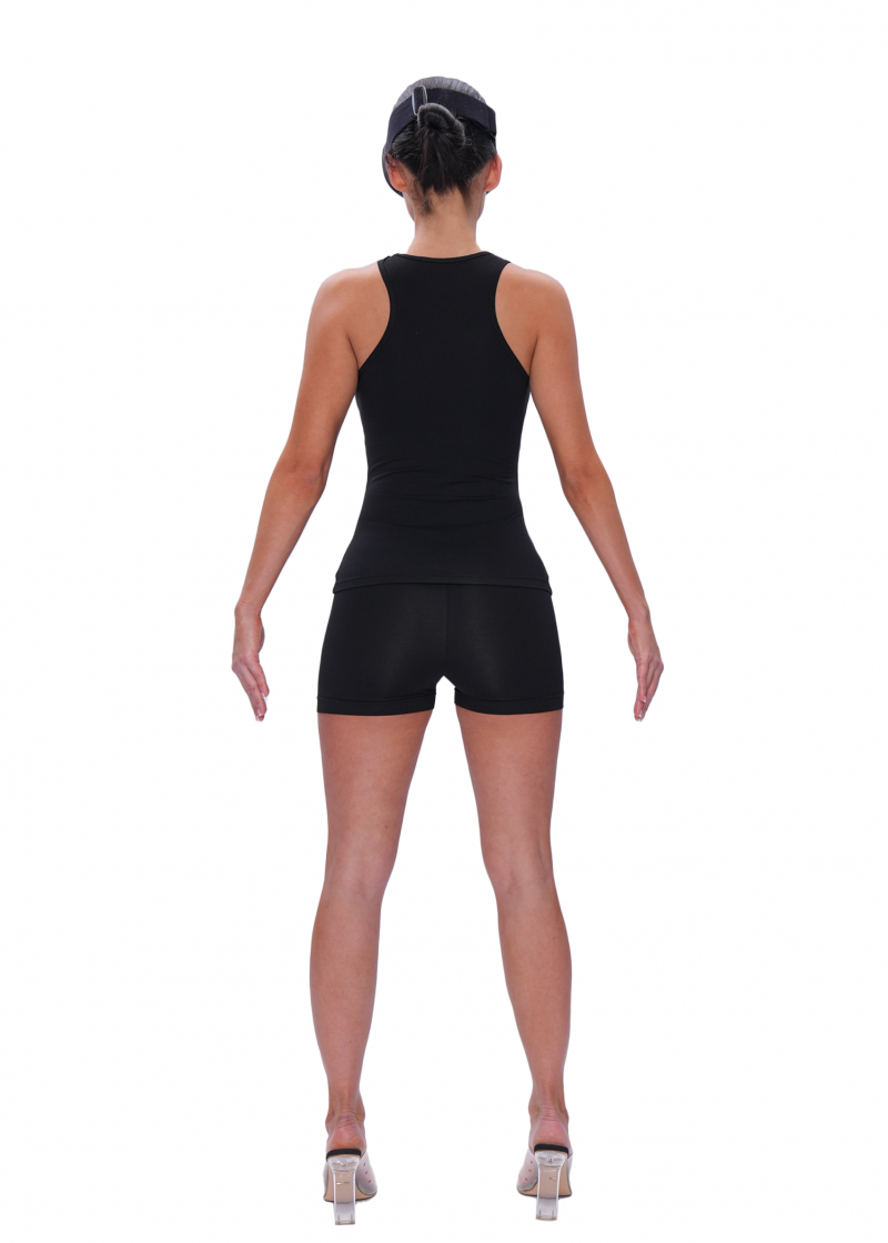 Майка VISCOSE SLIM - black