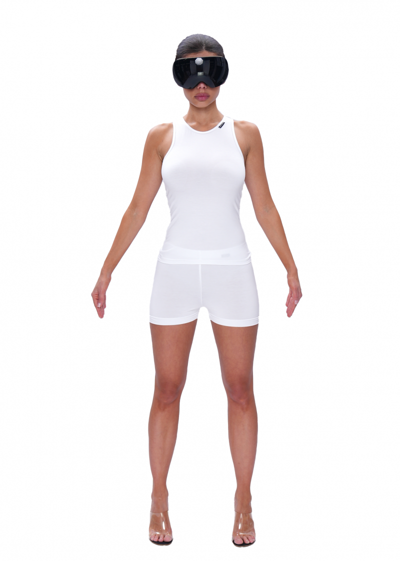 Майка VISCOSE SLIM - white