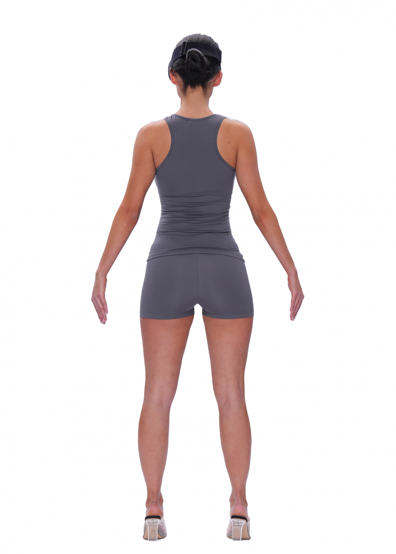 Майка VISCOSE SLIM - dark grey