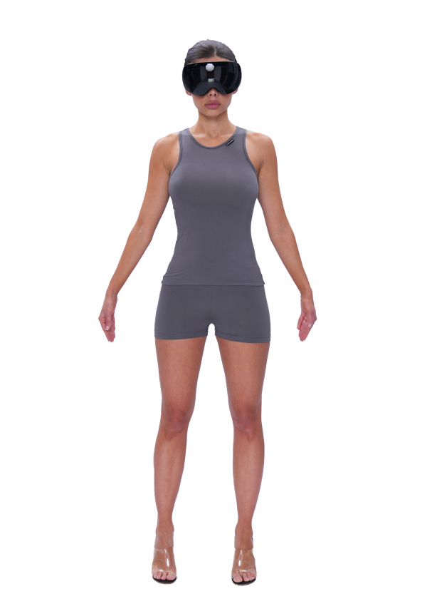 Майка VISCOSE SLIM - dark grey