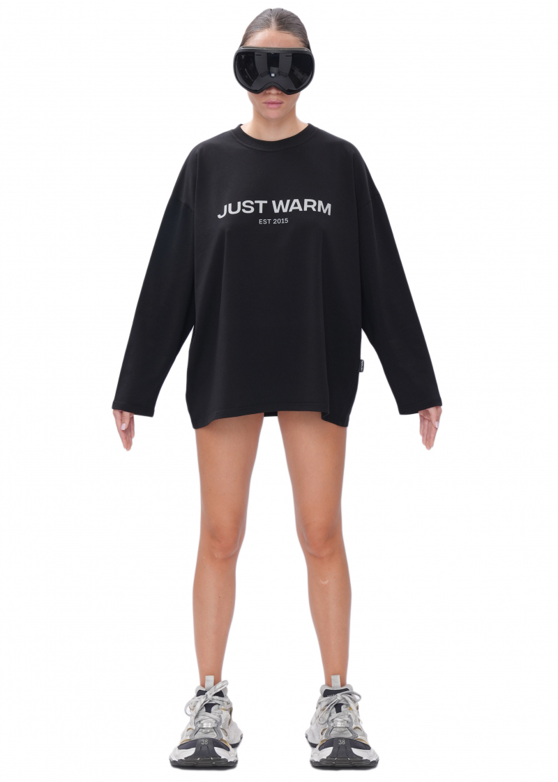 Лонгслив LOGO - black