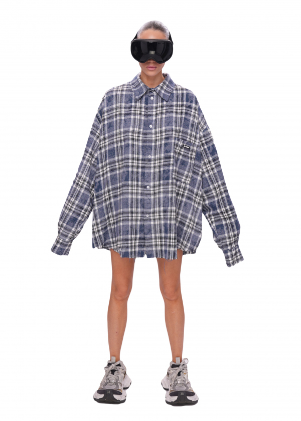 Рубашка VINTAGE - blue