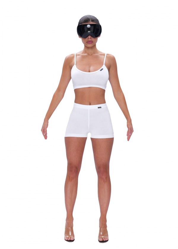 Топ VISCOSE BASE - white