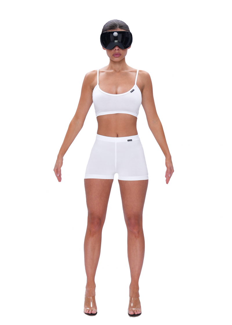 Топ VISCOSE BASE - white