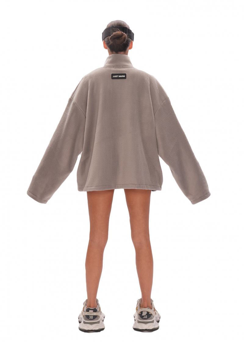 Свитшот FLEECE ZIP -  grey