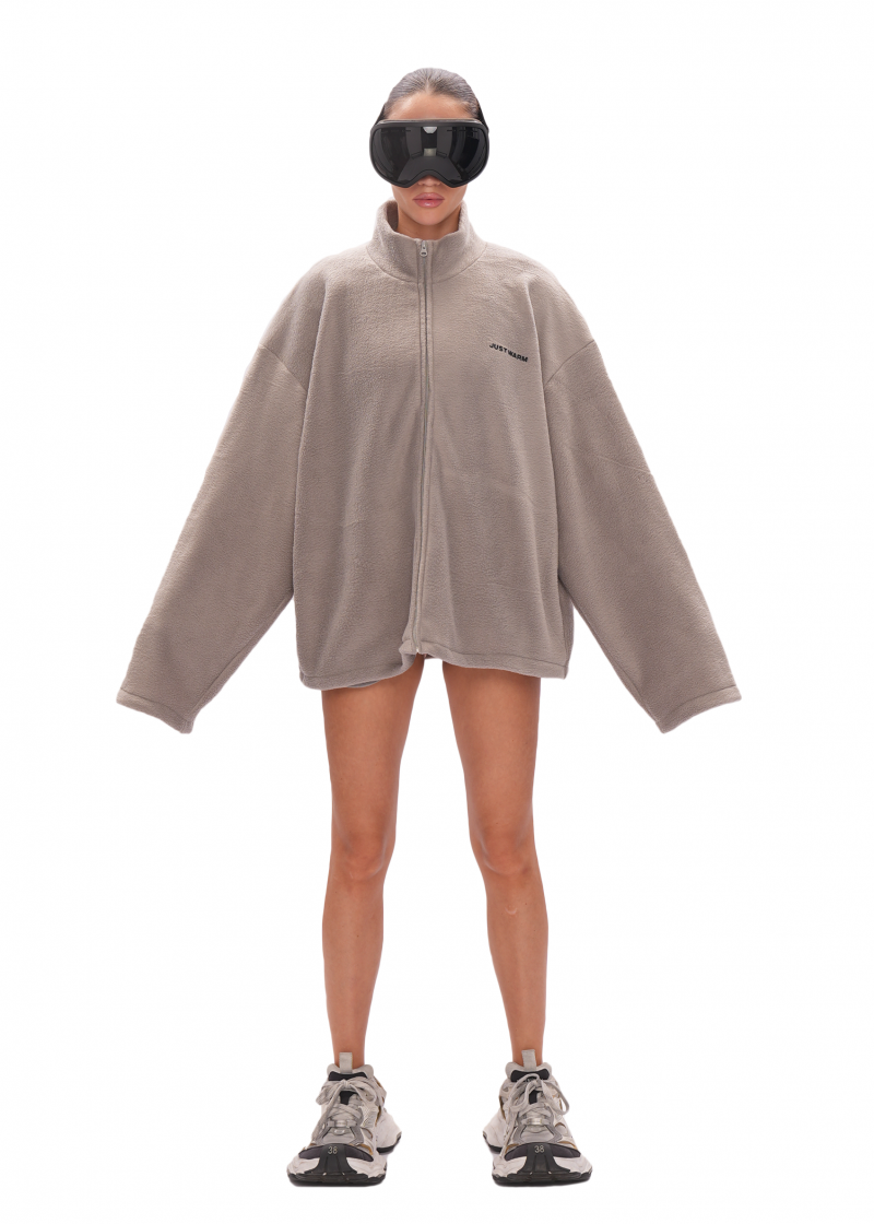 Свитшот FLEECE ZIP -  grey