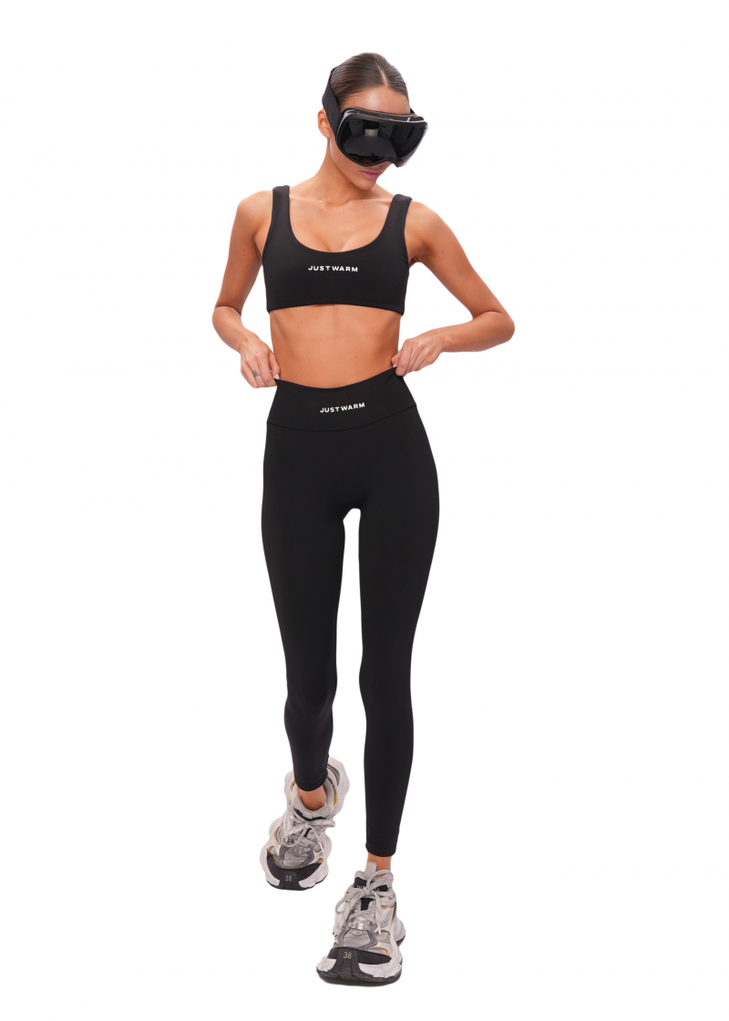 Леггинсы WET - black