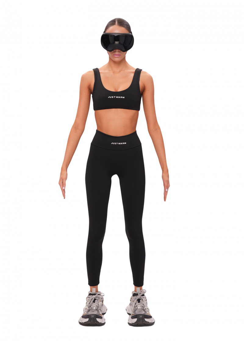 Леггинсы WET - black