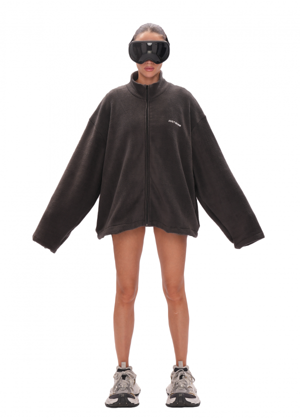 Свитшот FLEECE ZIP - dark grey