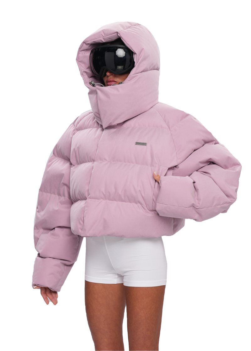 Мини Пуховик  FLUFFY - BLUSH