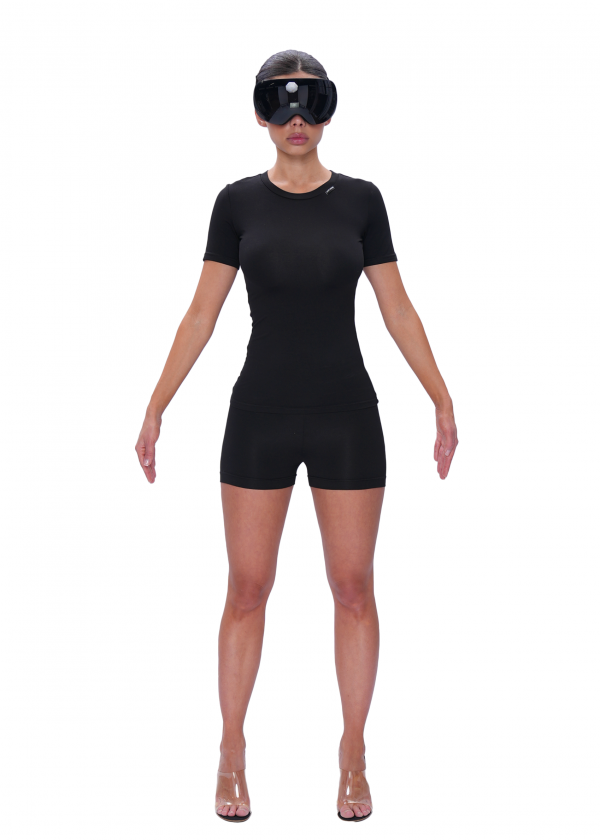 Футболка VISCOSE SLIM - black