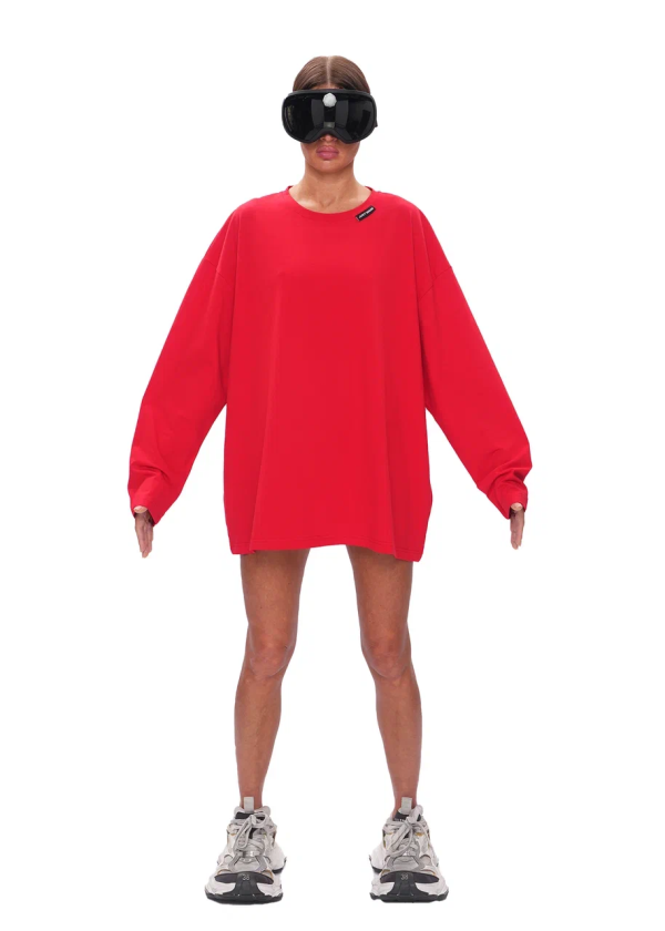 Лонгслив BASIC - red