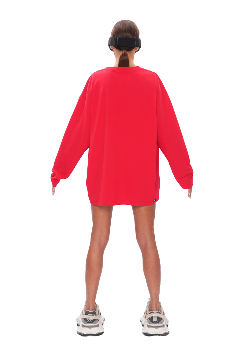 Лонгслив BASIC - red