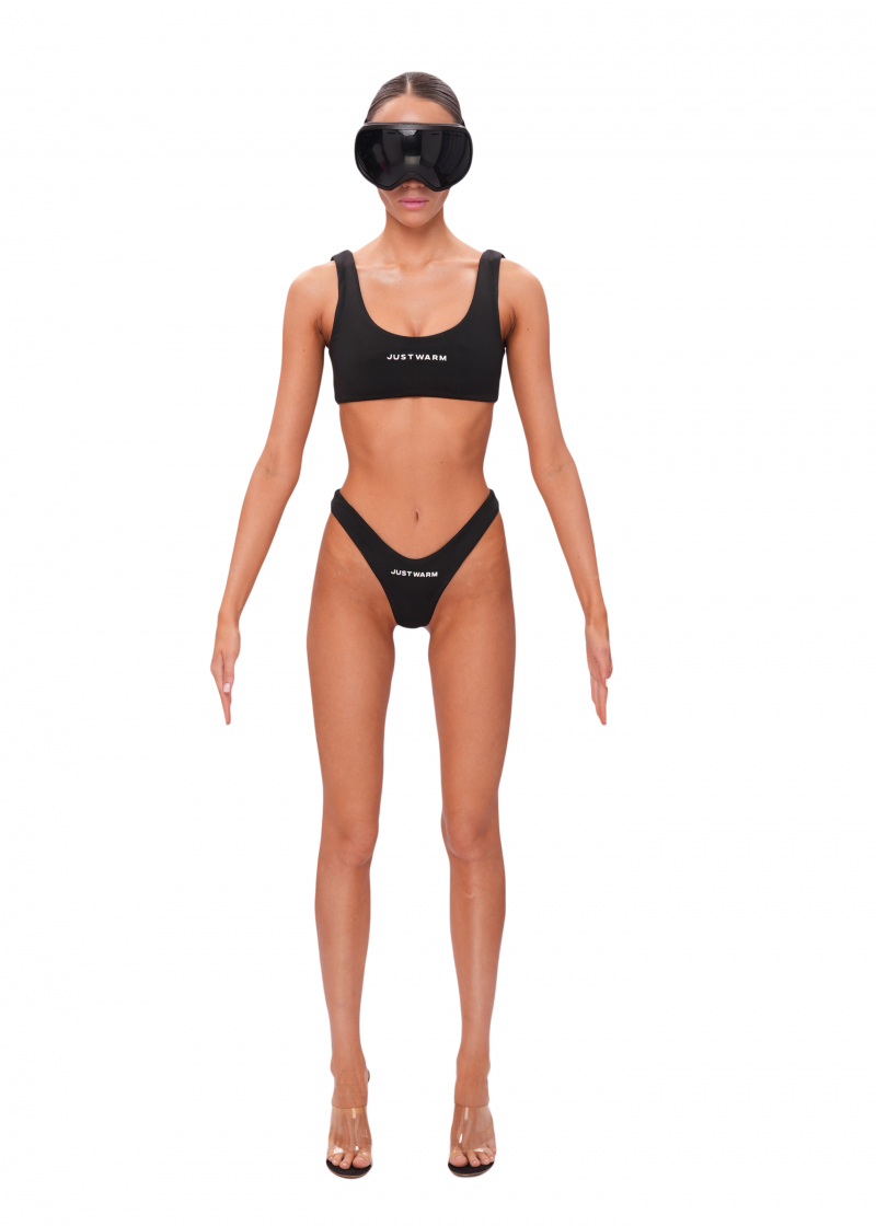 Стринги slim WET - black