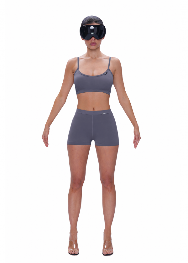 Топ VISCOSE BASE - dark grey