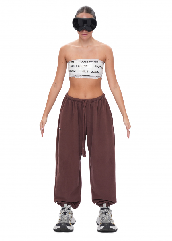 Джоггеры LOGO - brown