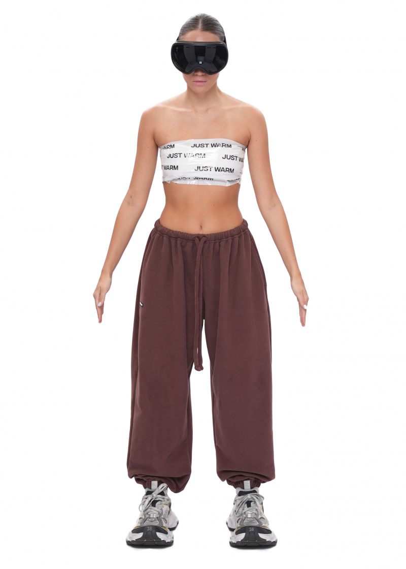 Джоггеры LOGO - brown