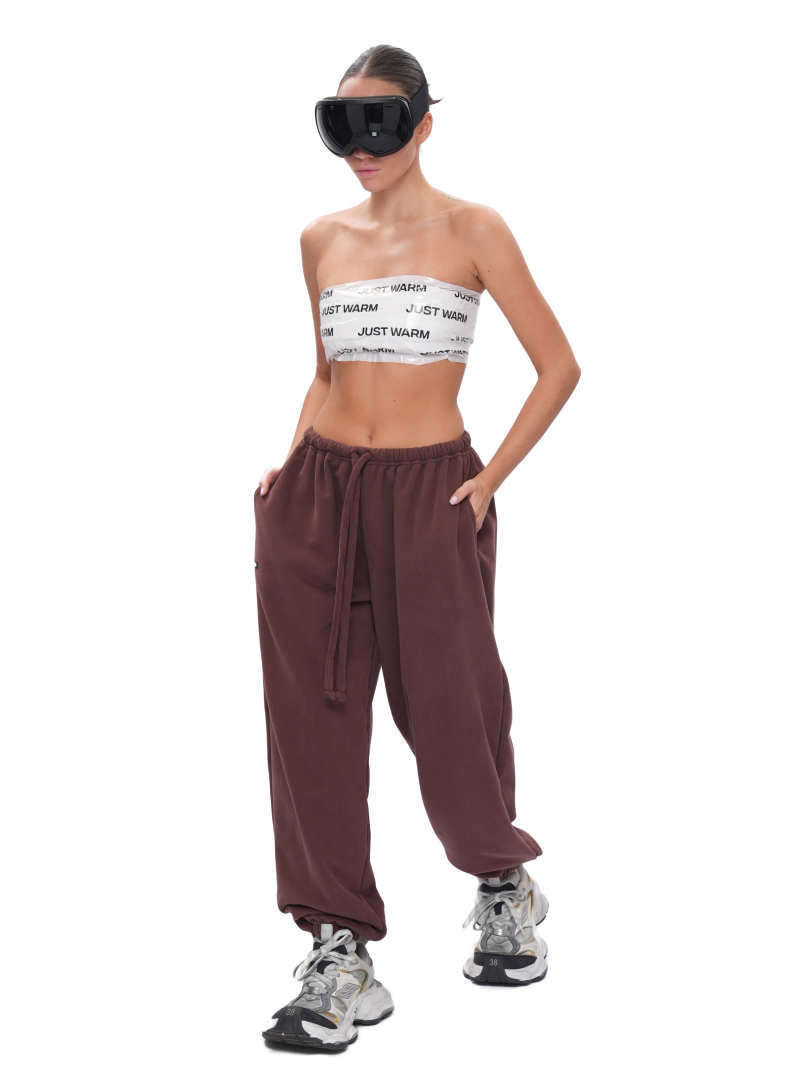 Джоггеры LOGO - brown