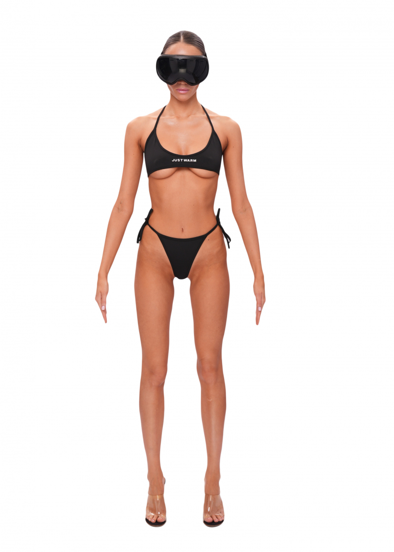 Топ mini WET - black