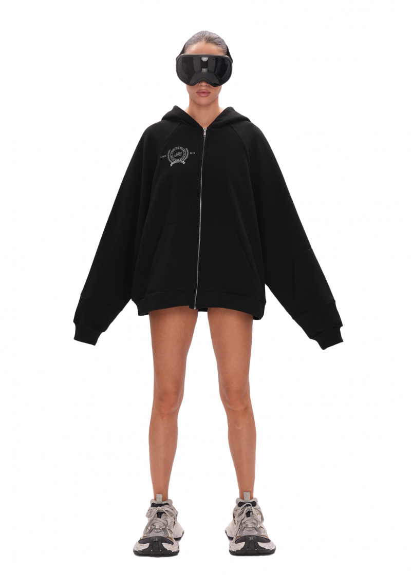 Худи ZIP - black
