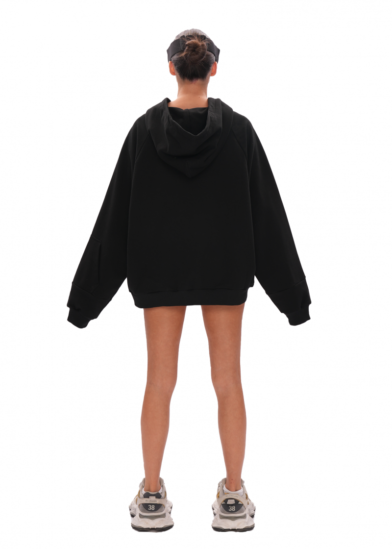 Худи ZIP - black