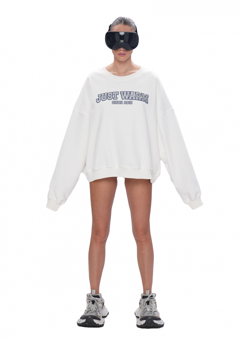 Свитшот GLOW - milk