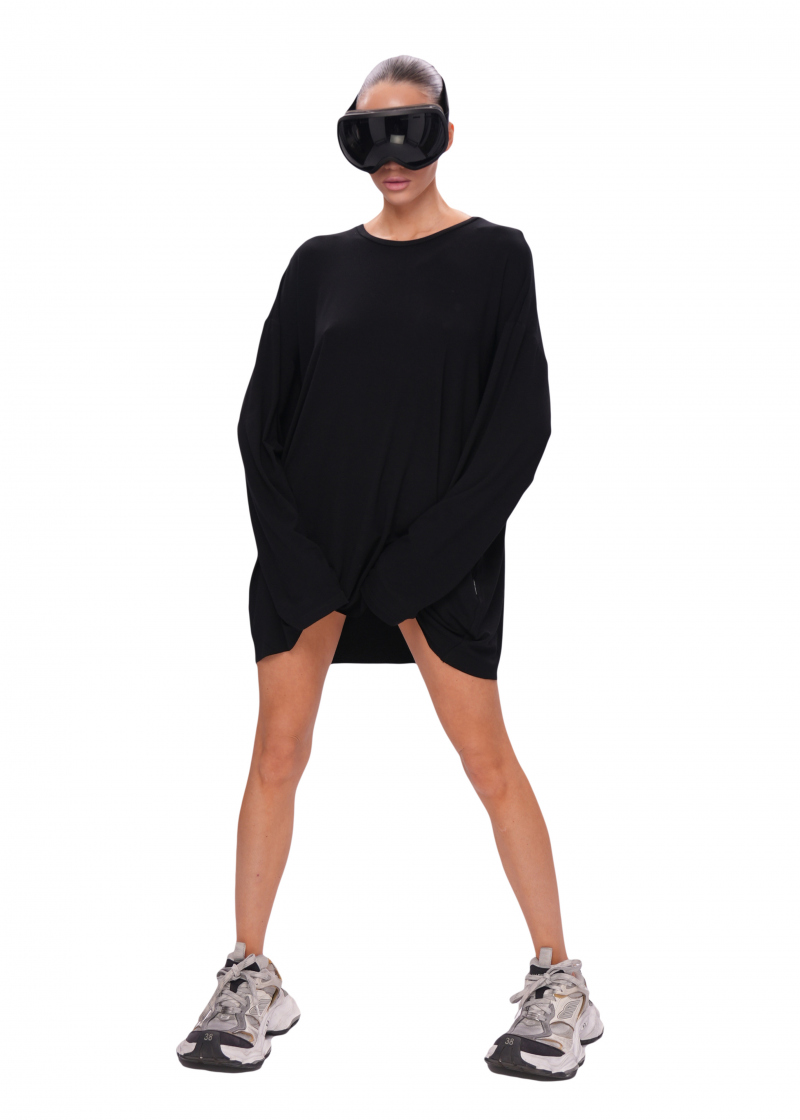 Лонгслив VISCOSE - black