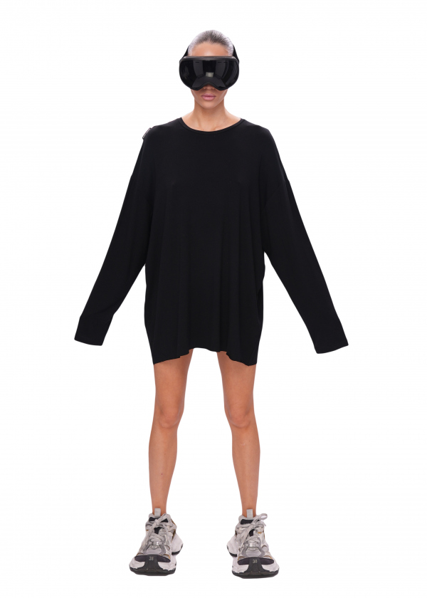 Лонгслив VISCOSE - black