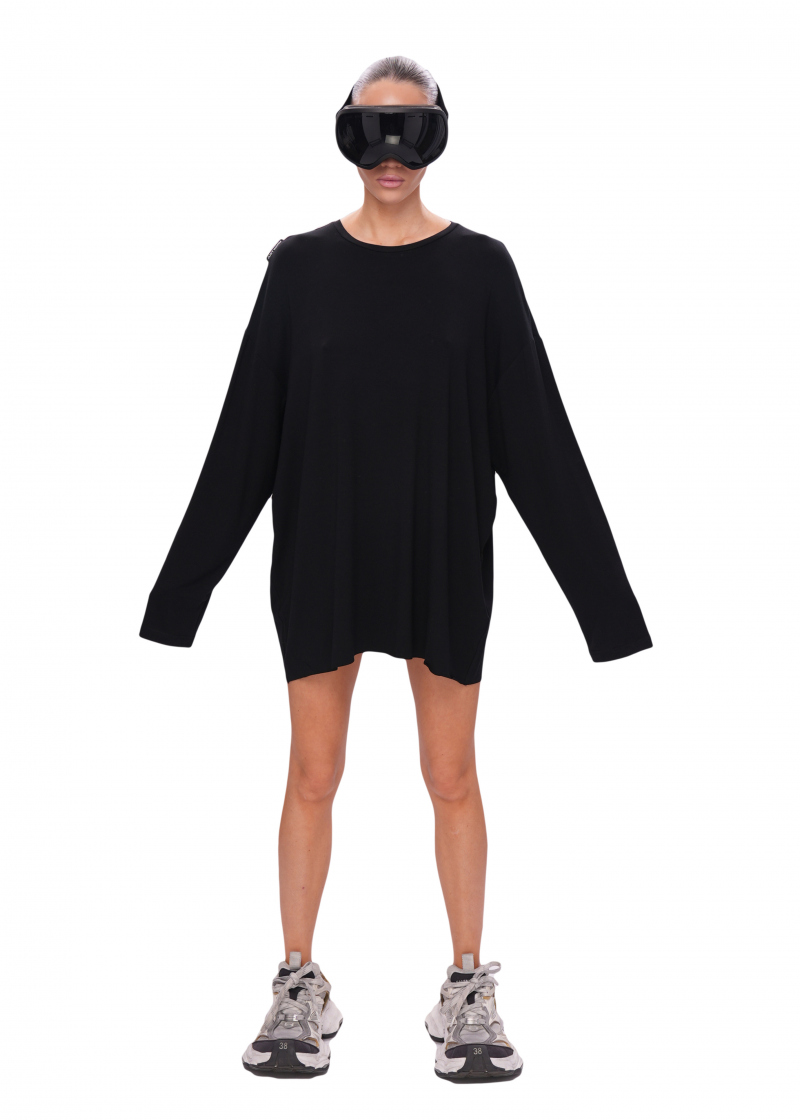 Лонгслив VISCOSE - black