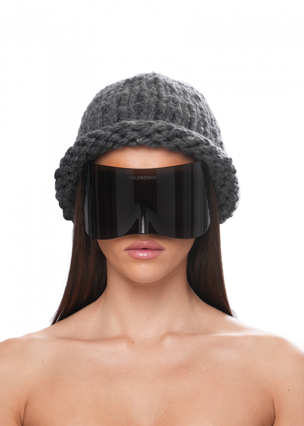 Шапка FLUFFY - dark grey