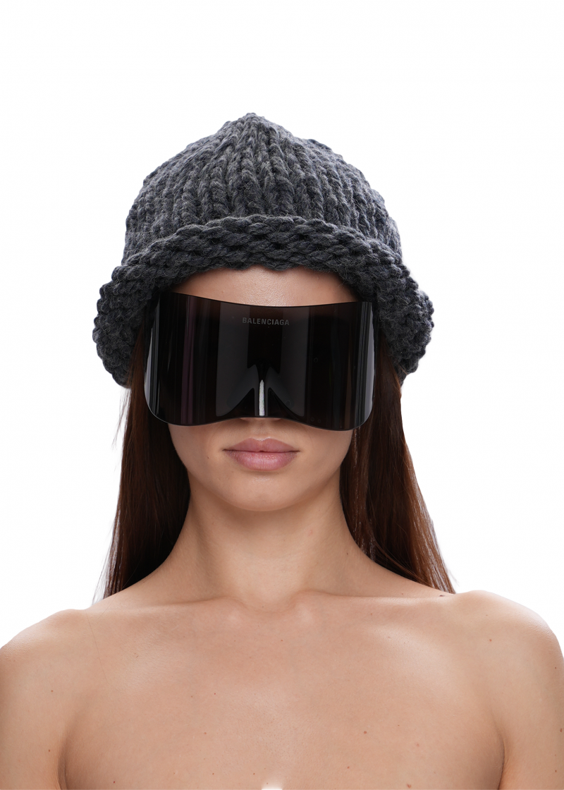 Шапка FLUFFY - dark grey