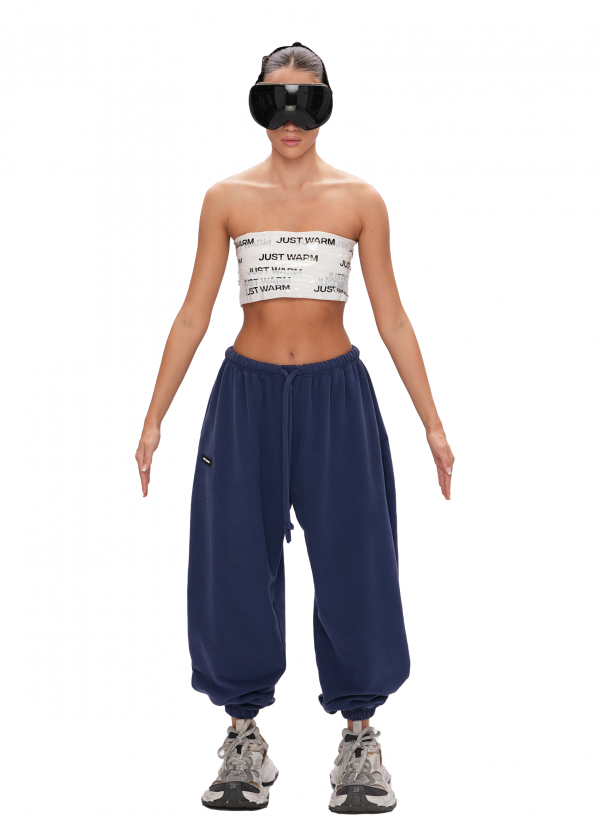 Джоггеры LOGO - deep blue