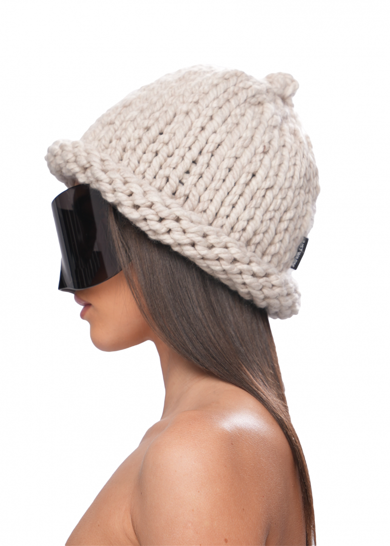 Шапка FLUFFY - sand