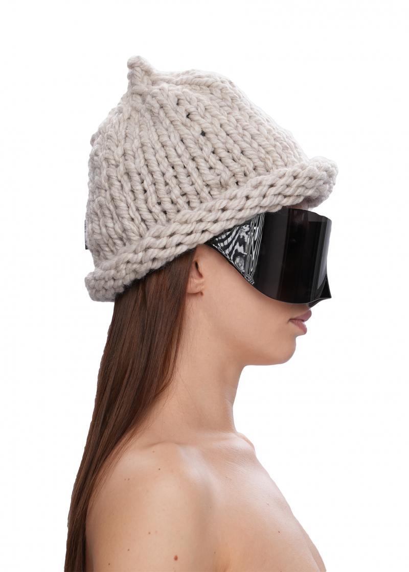 Шапка FLUFFY - sand