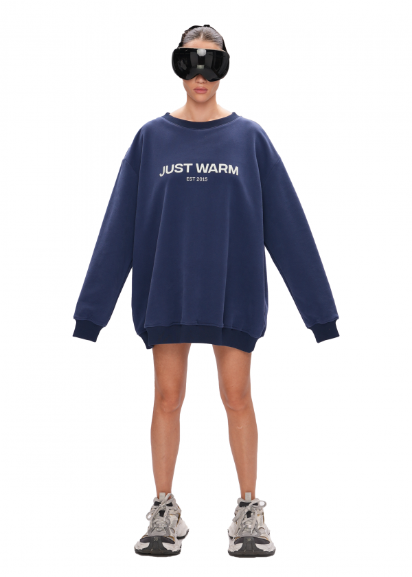 Свитшот LOGO - deep blue