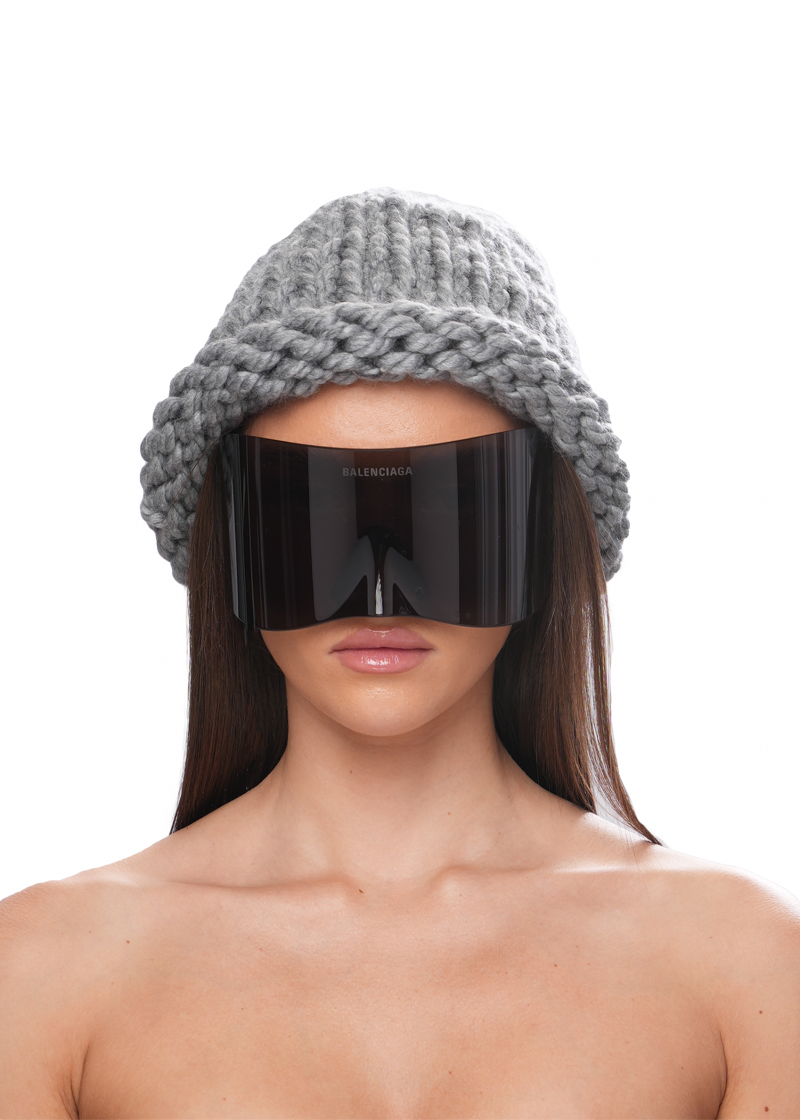 Шапка FLUFFY - grey