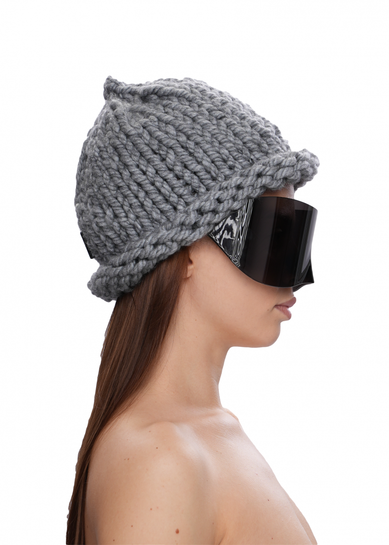 Шапка FLUFFY - grey