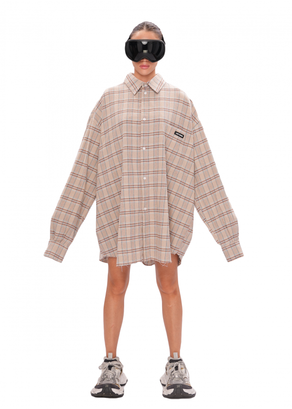 Рубашка VINTAGE - nude