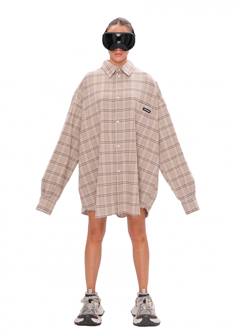 Рубашка VINTAGE - nude