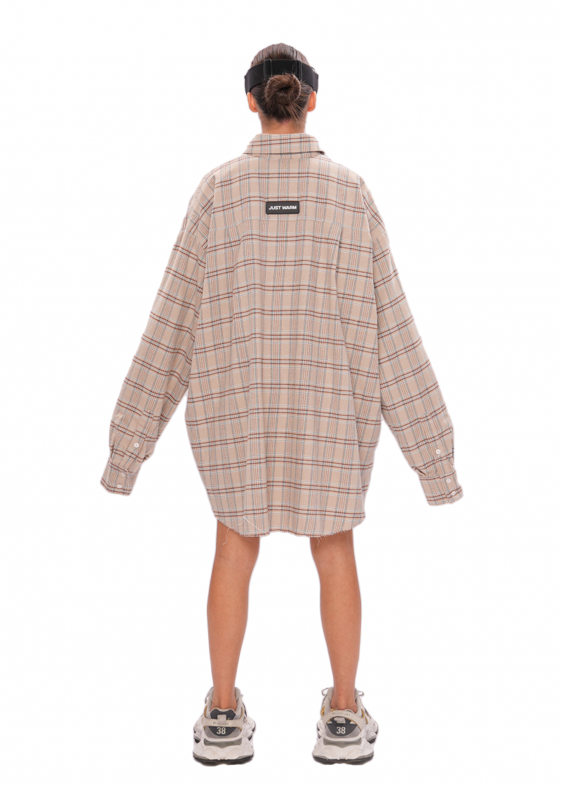 Рубашка VINTAGE - nude