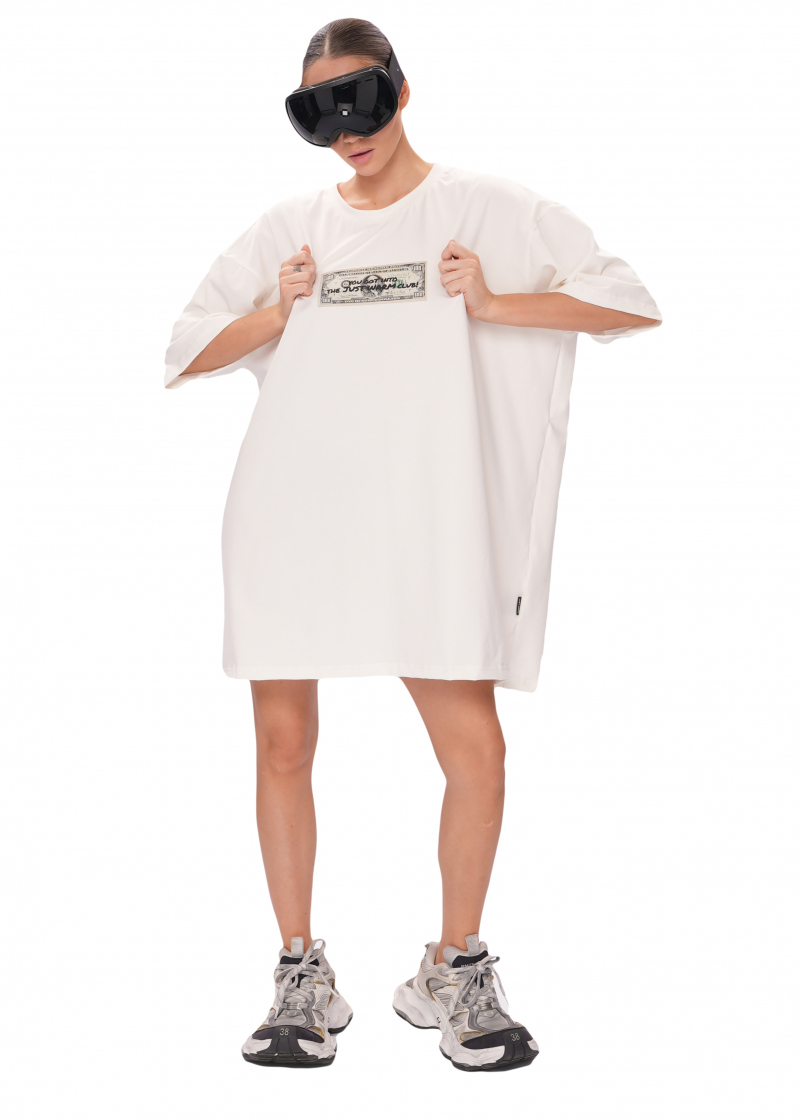 Футболка CASH - milk