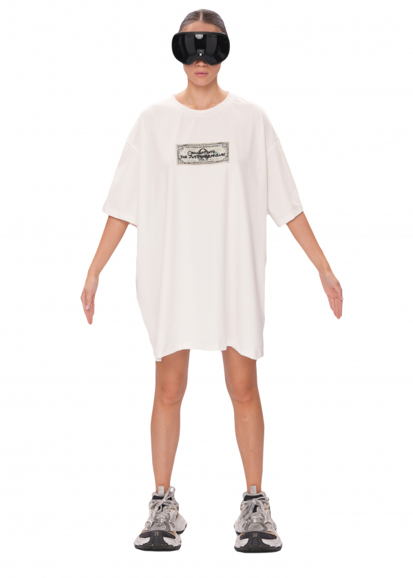 Футболка CASH - milk