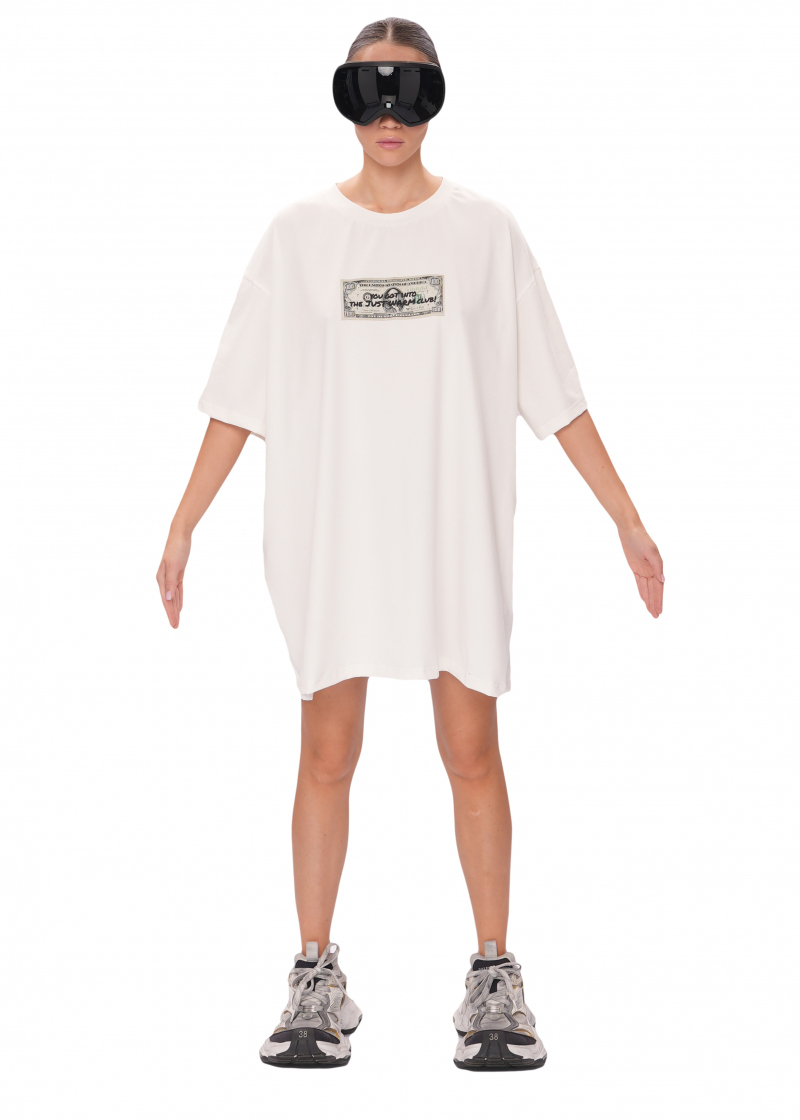 Футболка CASH - milk