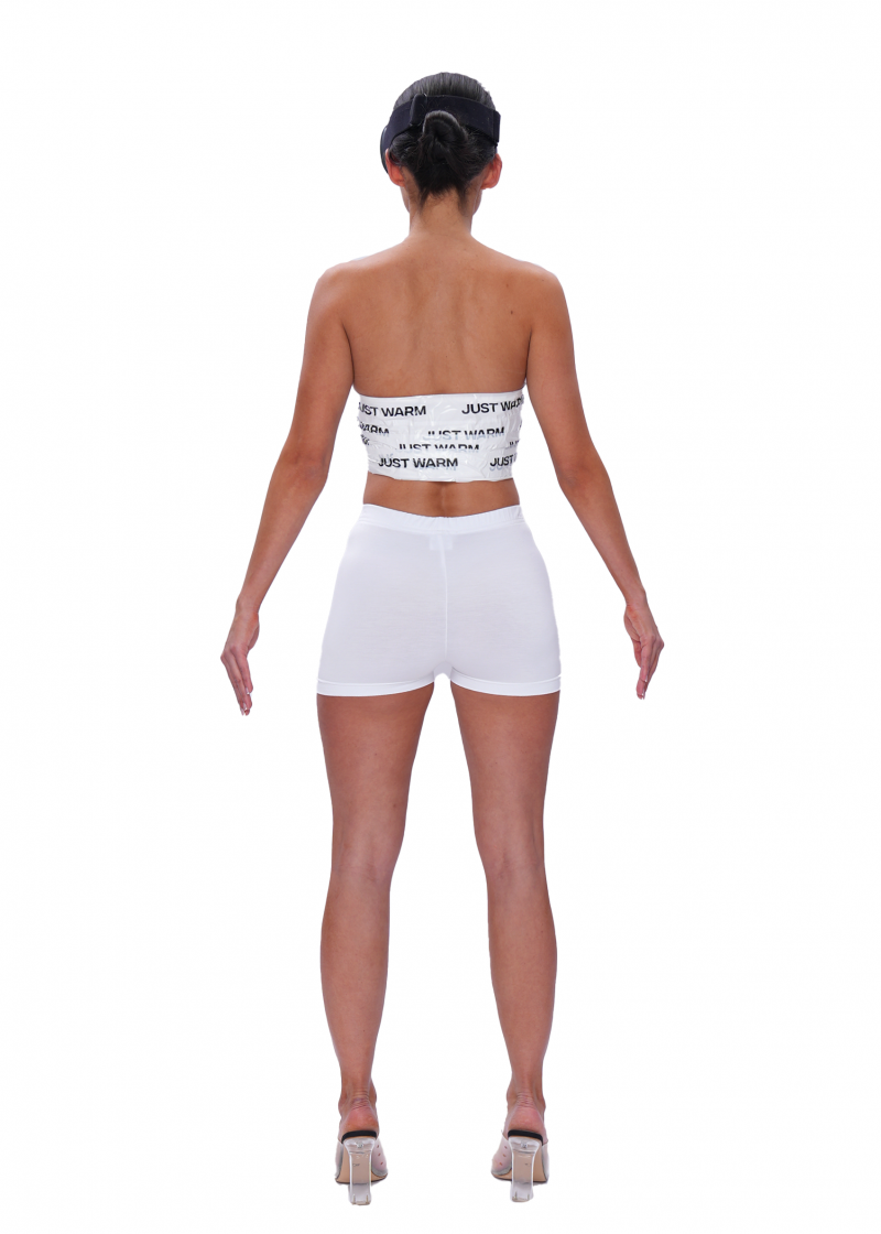 Шорты VISCOSE BASE - white