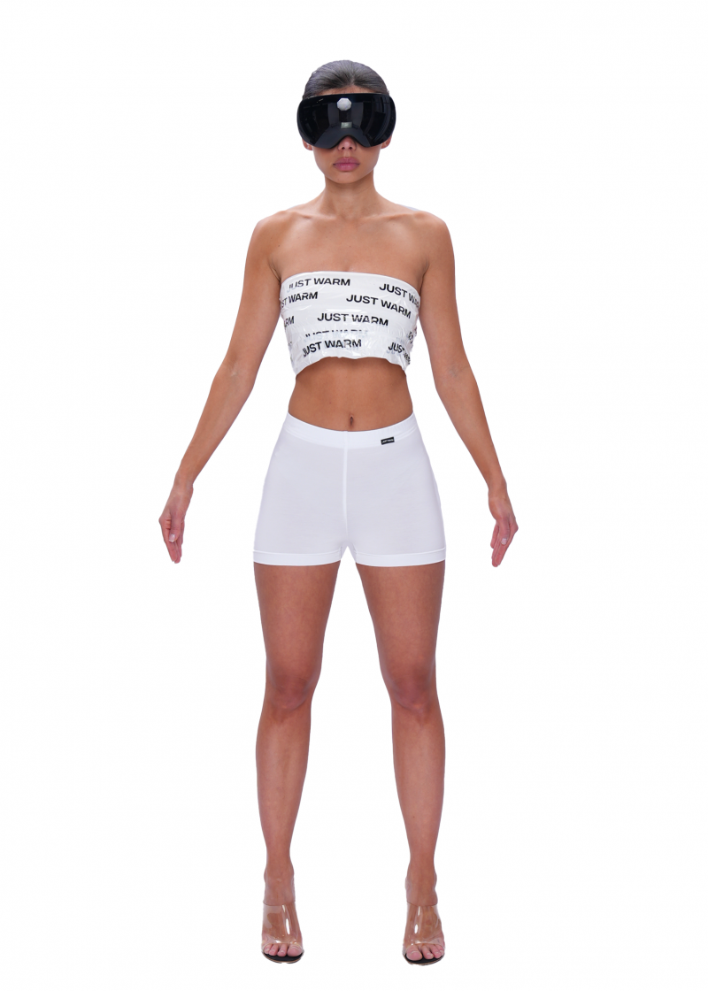 Шорты VISCOSE BASE - white