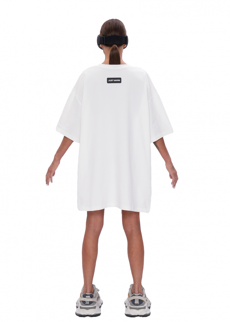 Футболка UNIVERSITY - milk/pink